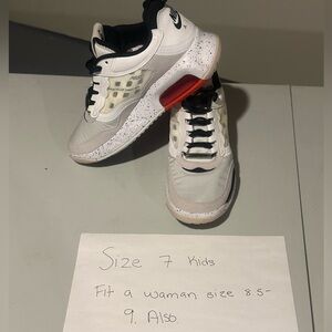 Jordan Kids Sneakers - White, Black, and Red